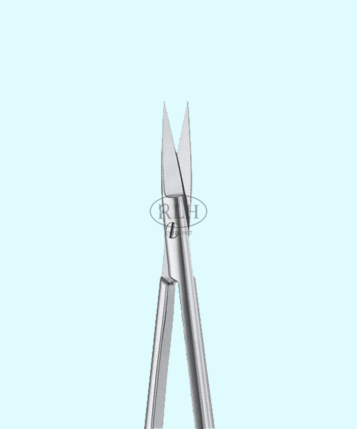 thumbnail image 2 of 2 Pcs Yasargil Micro Scissors 7.5" – Sharp/Sharp, Straight Upward Curved, Surgical Grade 2 of 4