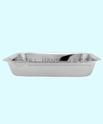 Catheter Tray - High grade Stainless Steel • Easy to clean and sterilize, non-corrosive, anti-bacterial, rust-resistant qualities