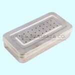 Perforated Tray with Lids made of stainless steel 304 grade • Buy Online • Used in Hospitals, Labs & Clinics • Best price & best quality