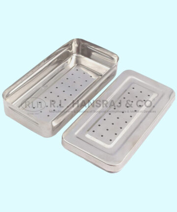 Perforated Tray with Lids made of stainless steel 304 grade • Buy Online • Used in Hospitals, Labs & Clinics • Best price & best quality