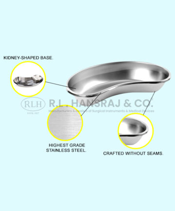 Kidney Tray • Stainless Steel • Various Sizes Available - 6", 8", 10", 12"